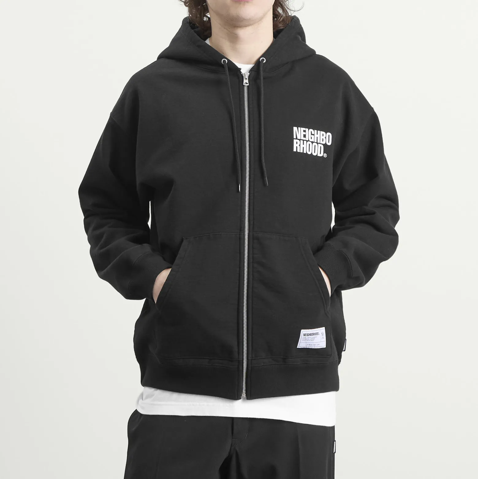 Neighborhood Classic Logo Zip Hoodie