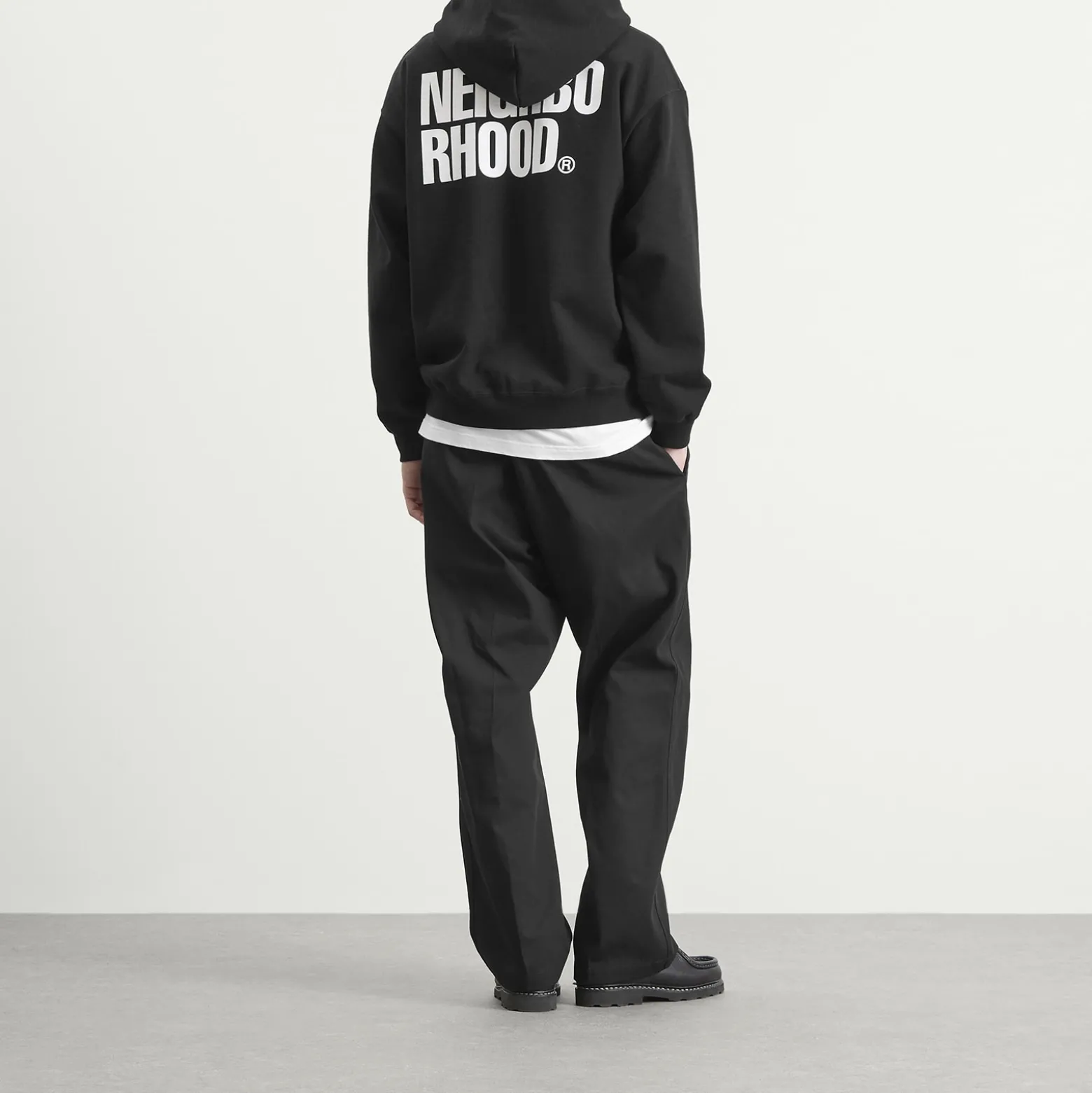 Neighborhood Classic Logo Zip Hoodie