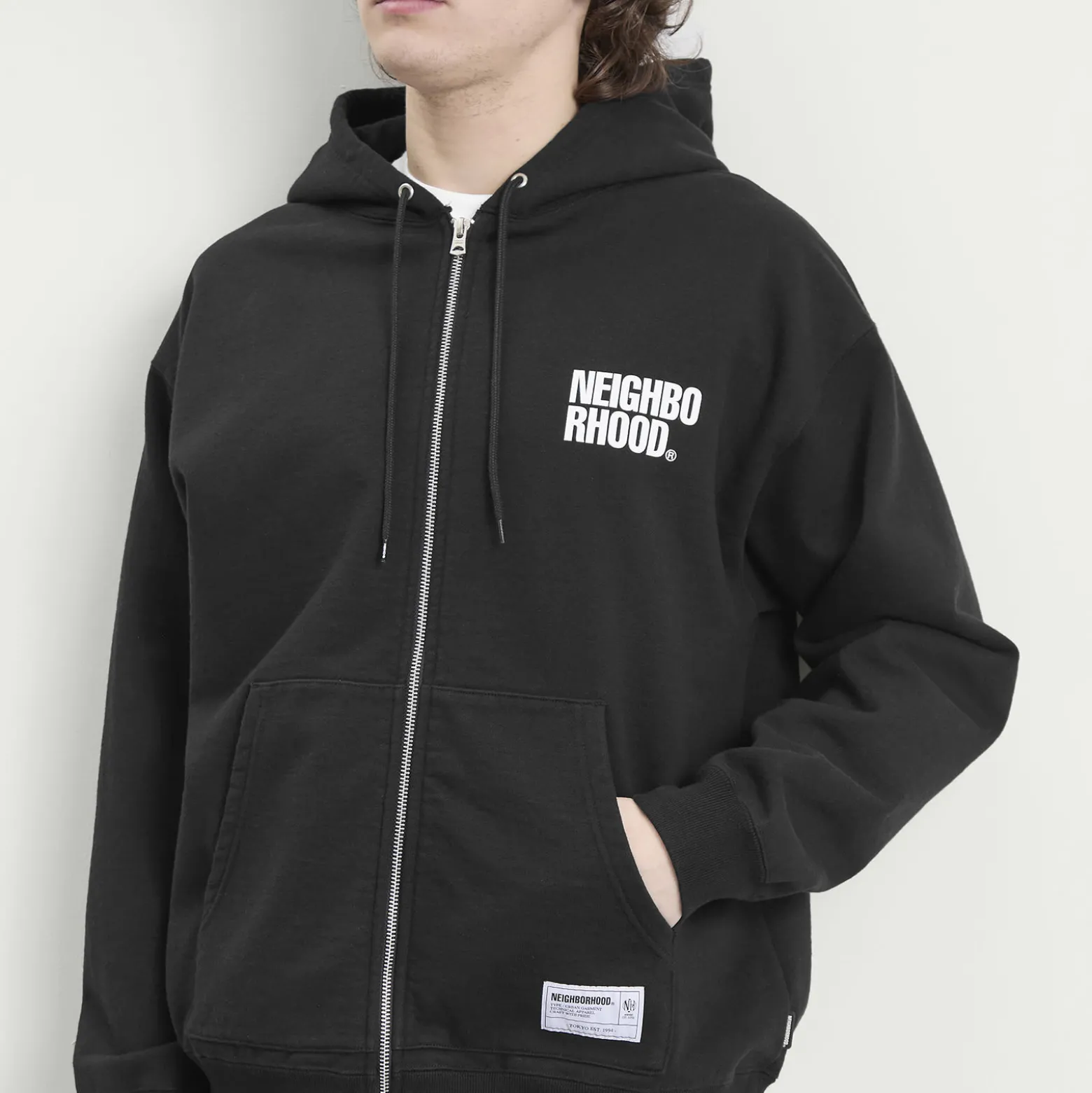 Neighborhood Classic Logo Zip Hoodie