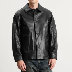 Neighborhood Leather Car Coat