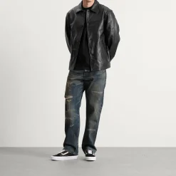 Neighborhood Leather Car Coat