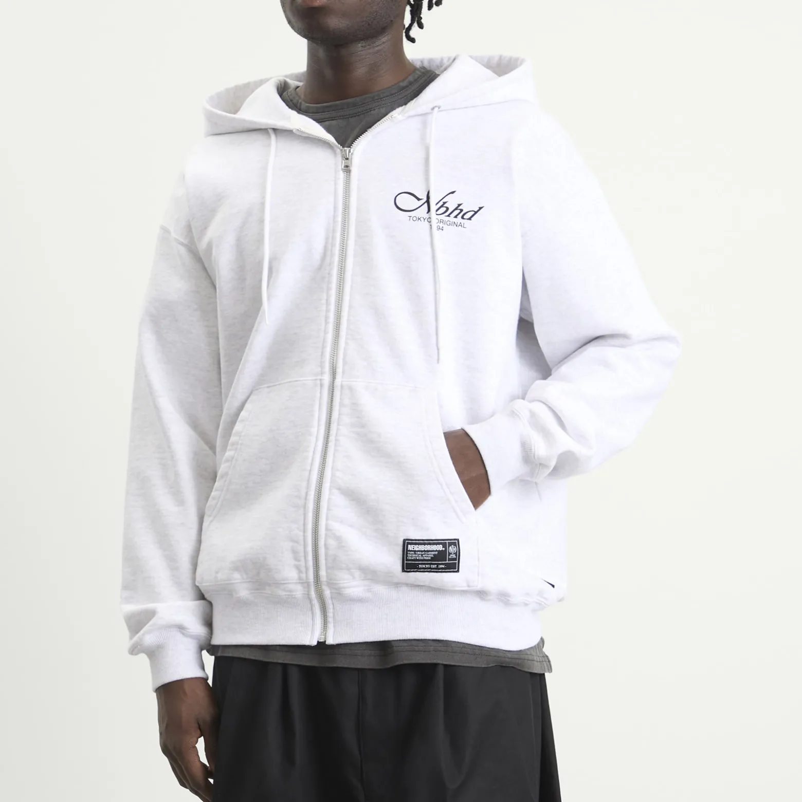 Neighborhood Staple Logo Zip Hoodie