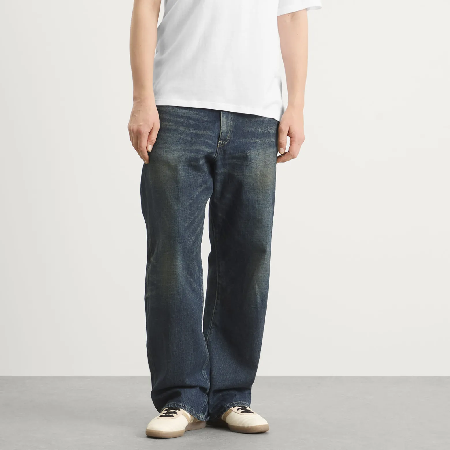 Neighborhood Wide Leg Selvedge Denim Jeans