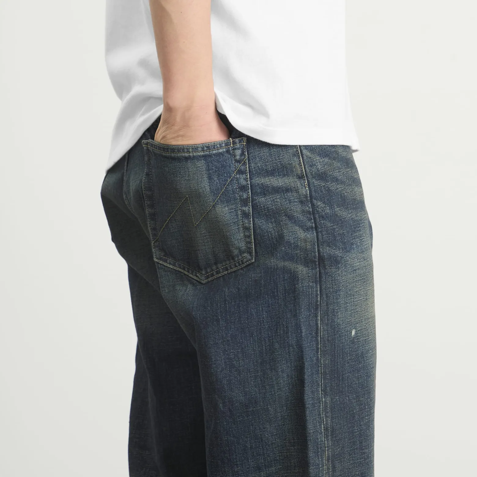 Neighborhood Wide Leg Selvedge Denim Jeans