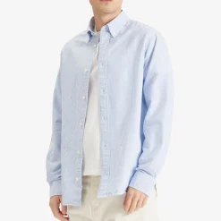 NN07 Colby Logo Oxford Shirt