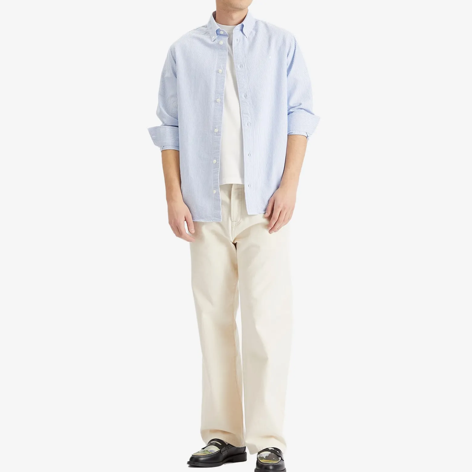 NN07 Colby Logo Oxford Shirt