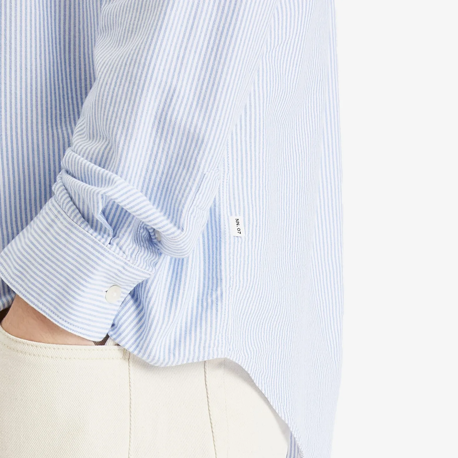 NN07 Colby Logo Oxford Shirt
