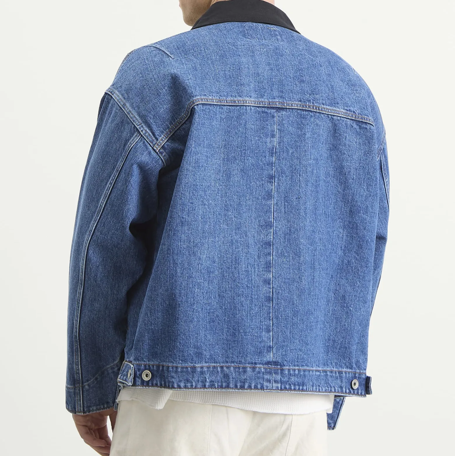 NOMARHYTHM TEXTILE Bandana Embroidery Denim Jacket