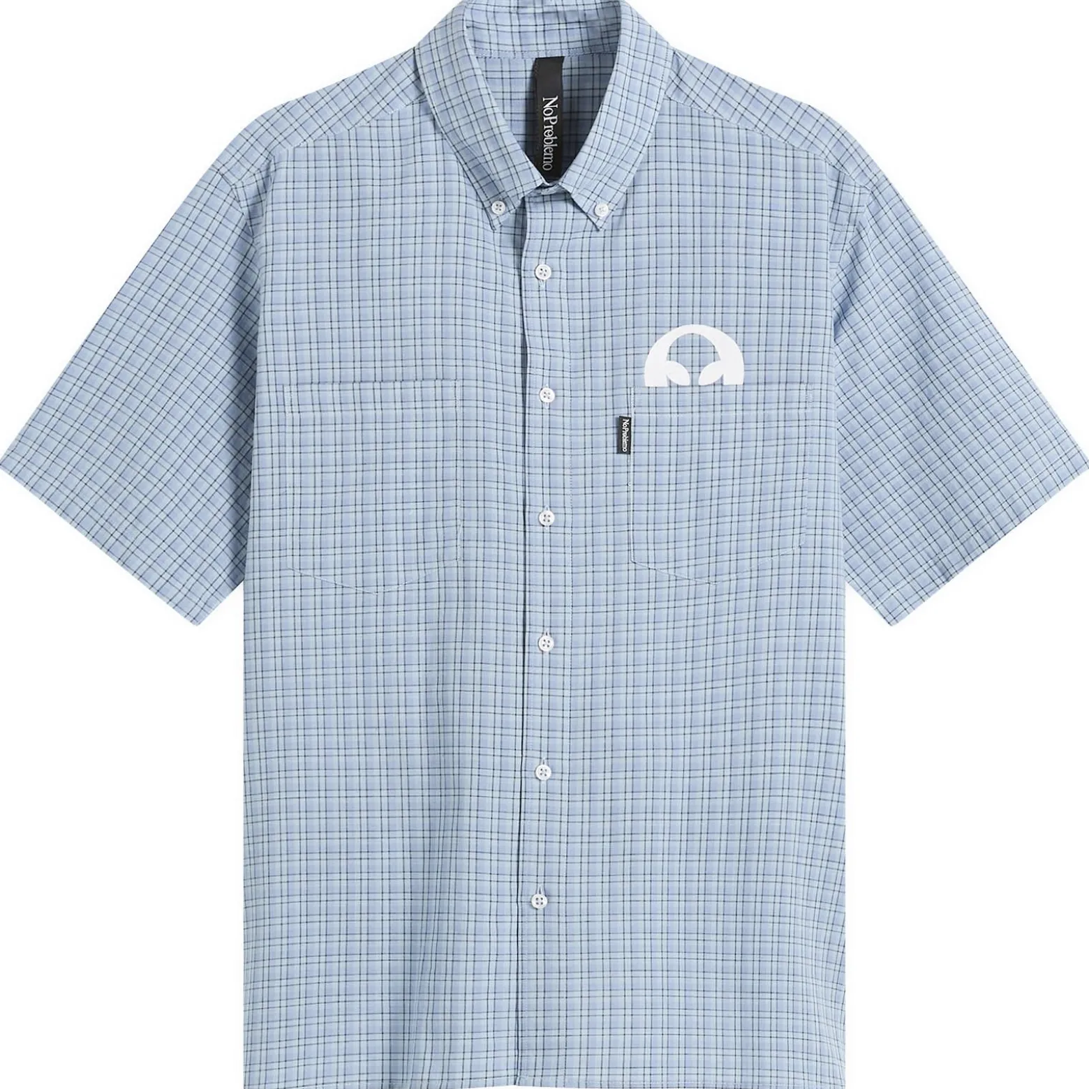 No Problemo Alien-O Print Check Shirt