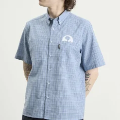 No Problemo Alien-O Print Check Shirt