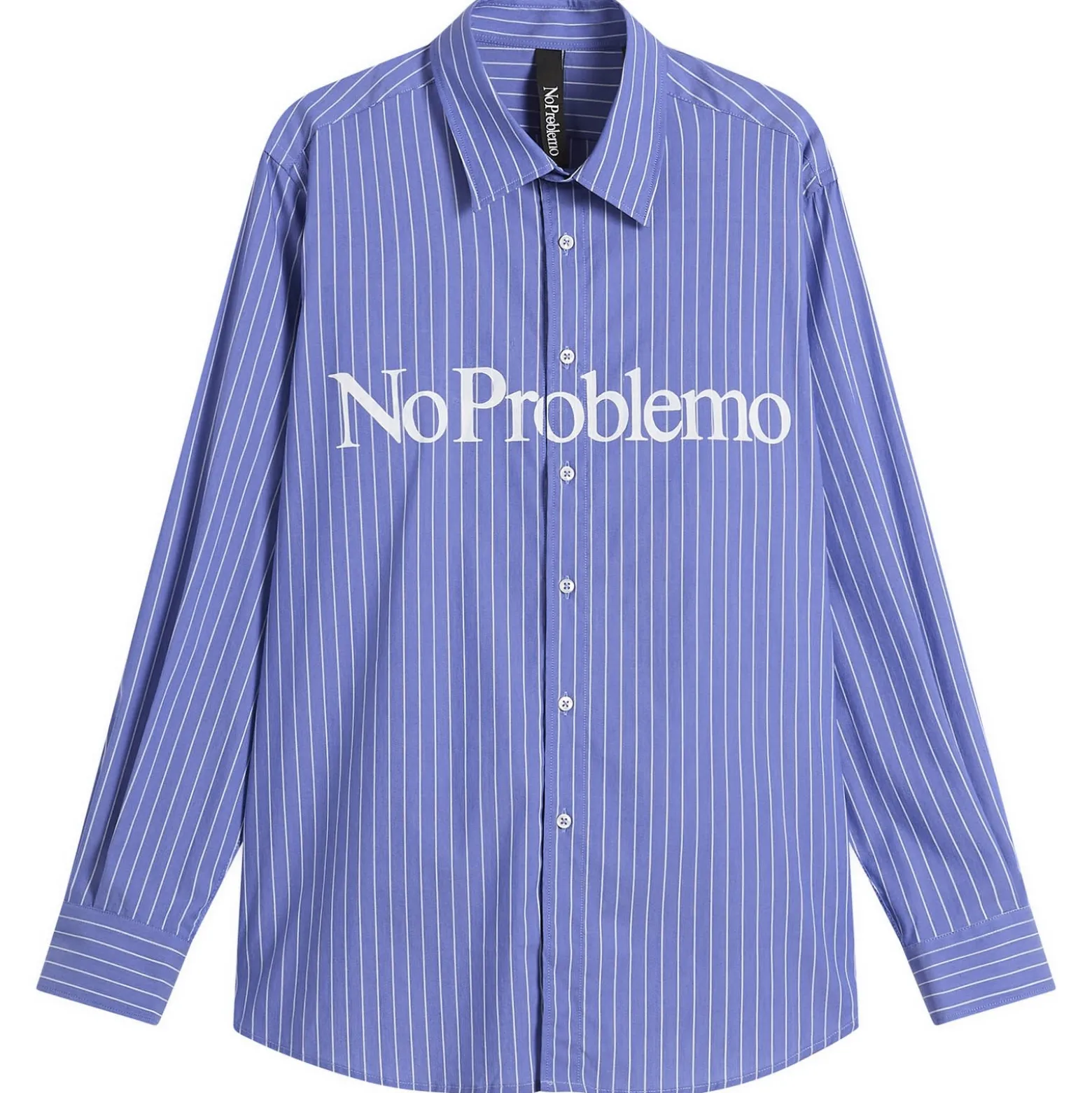 No Problemo Logo Stripe Poplin Shirt