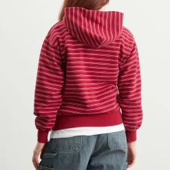 No Problemo Mini Problemo Stripe Zip Hoodie