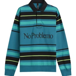 No Problemo Striped Rugby Shirt