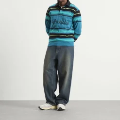 No Problemo Striped Rugby Shirt