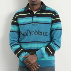No Problemo Striped Rugby Shirt