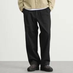 Norse Projects Hestur Relaxed Twill Pleated Trousers