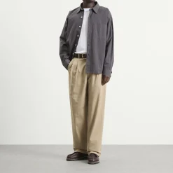 Norse Projects Hestur Relaxed Twill Pleated Trousers