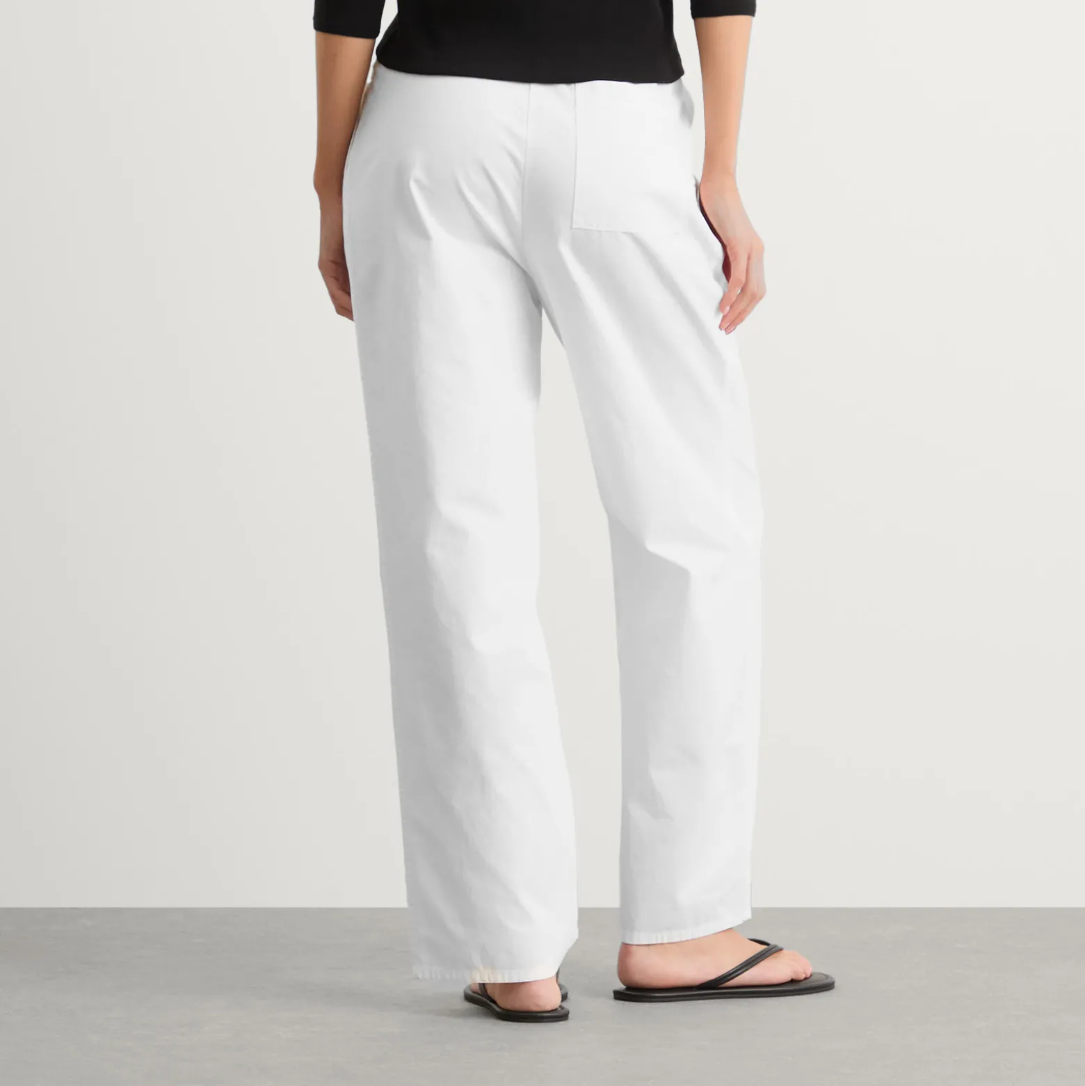 Nothing Written Lazy Cotton Drawstring Pants