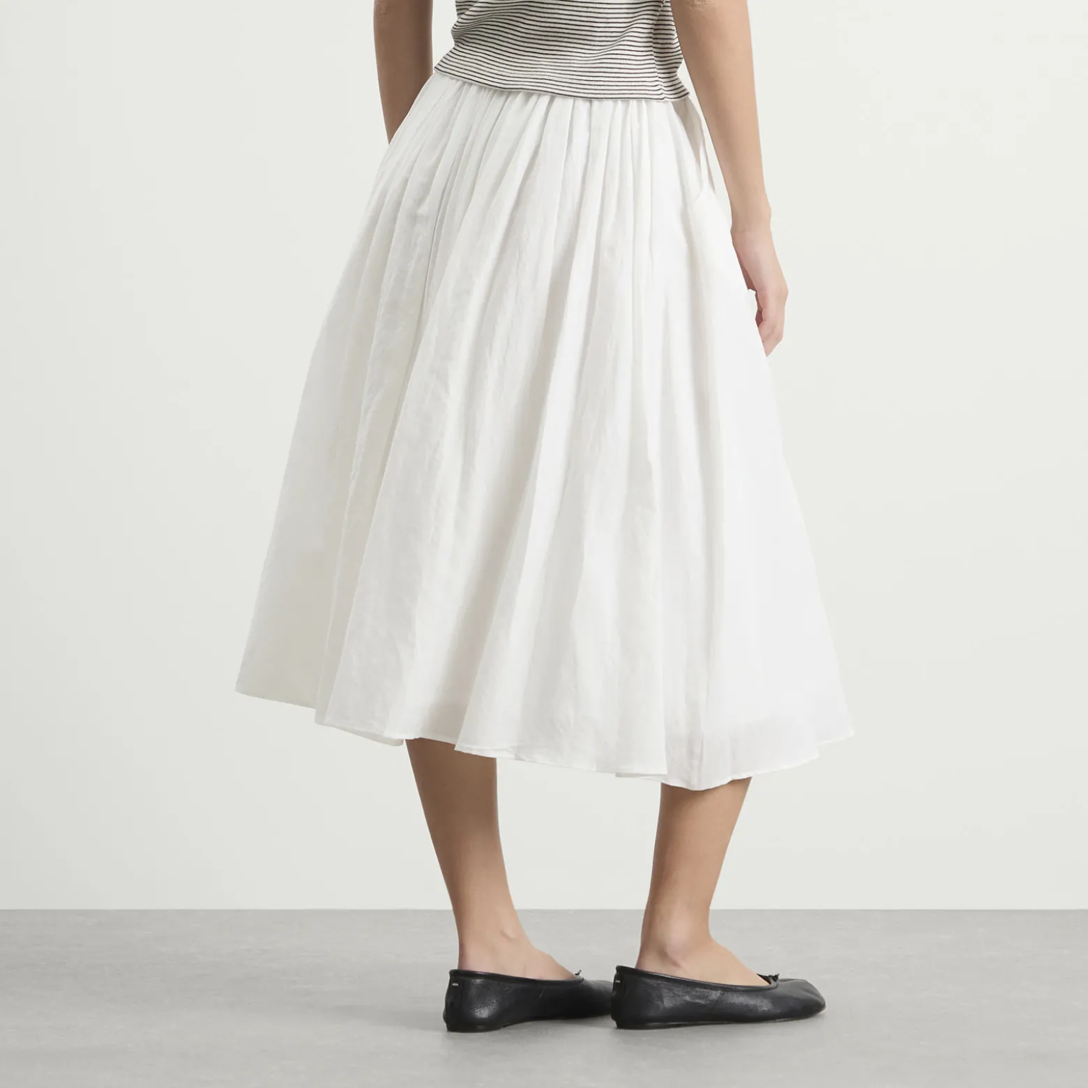 Nothing Written Shore Linen Midi Skirt