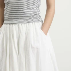 Nothing Written Shore Linen Midi Skirt