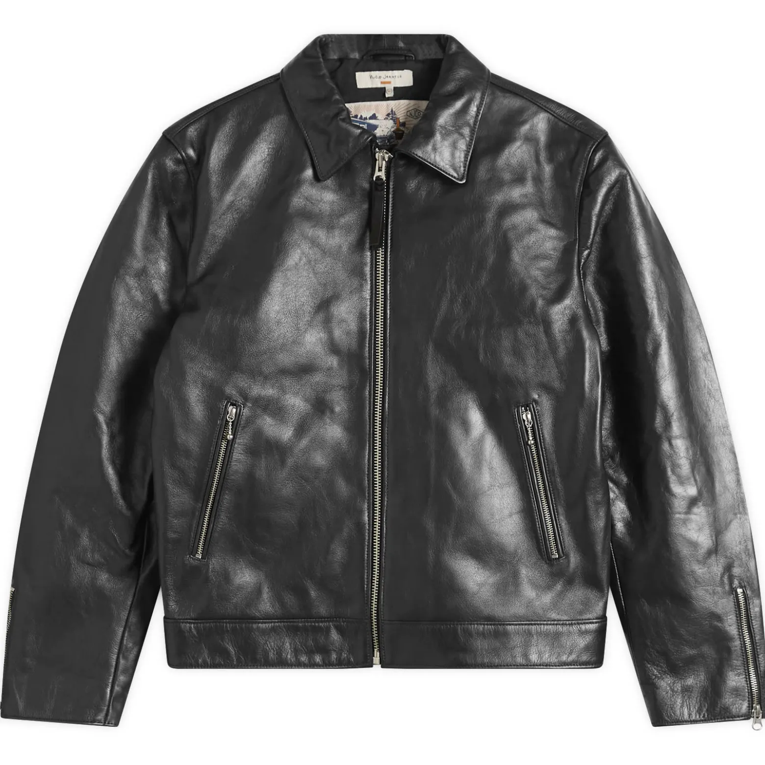 Nudie Jeans Co Eddy Rider Leather Jacket