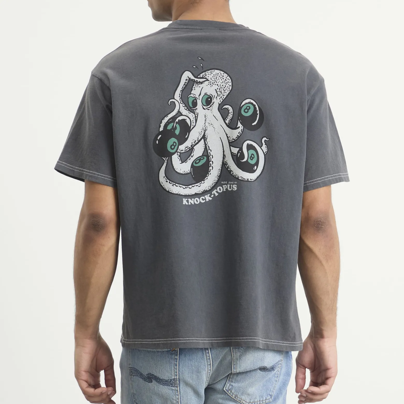 Nudie Jeans Co Koffe Knock-Topus T-Shirt
