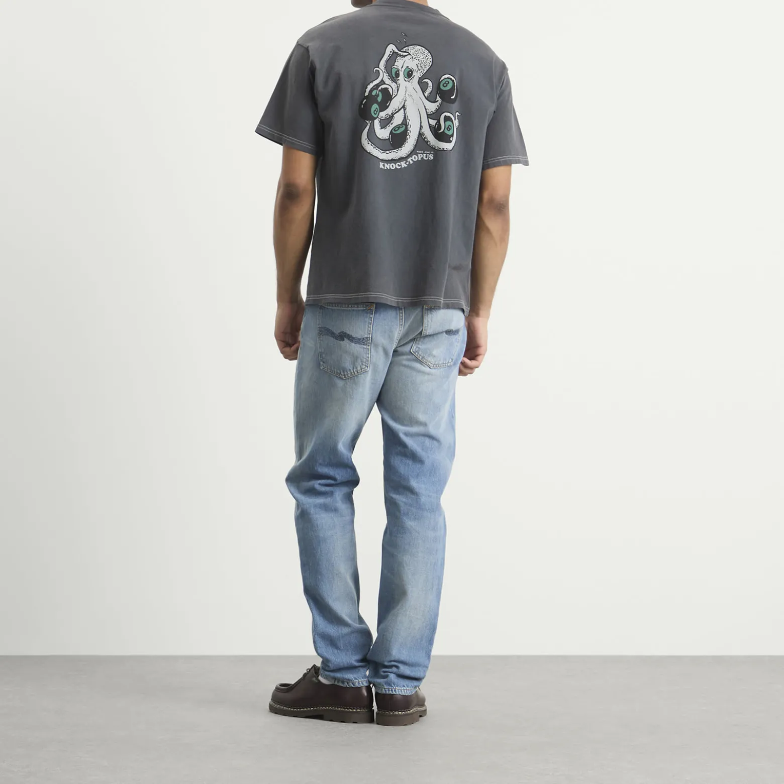 Nudie Jeans Co Koffe Knock-Topus T-Shirt