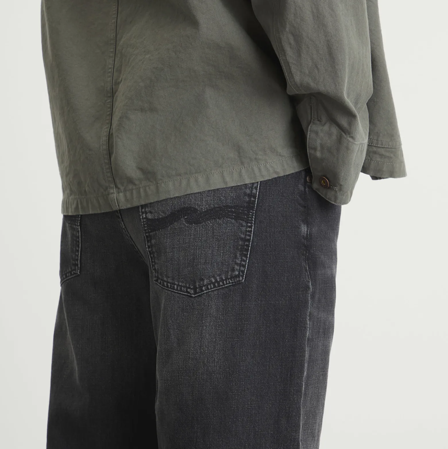 Nudie Jeans Co Loud Larry Wide Leg Jeans