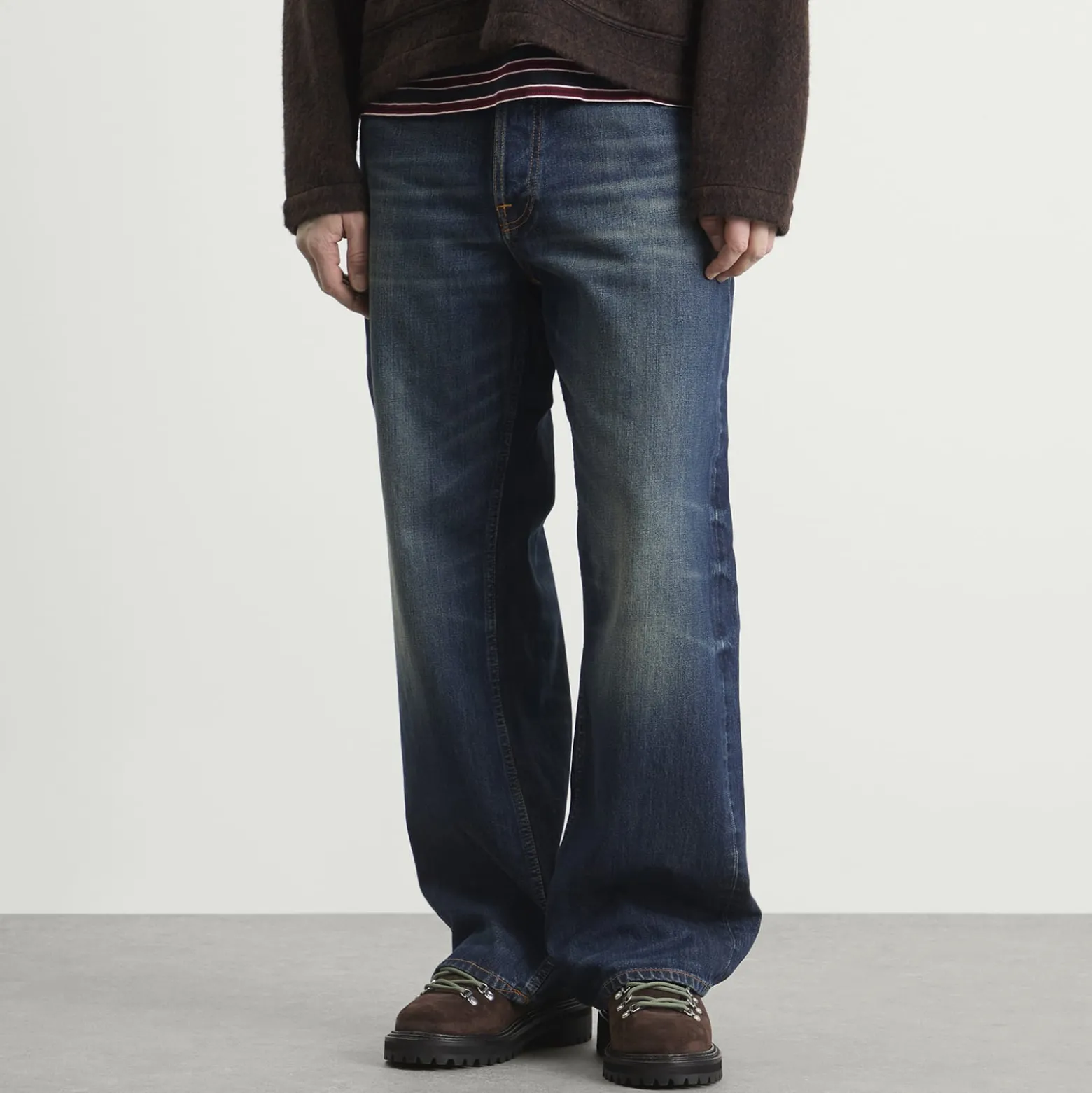Nudie Jeans Co Loud Larry Wide Leg Jeans