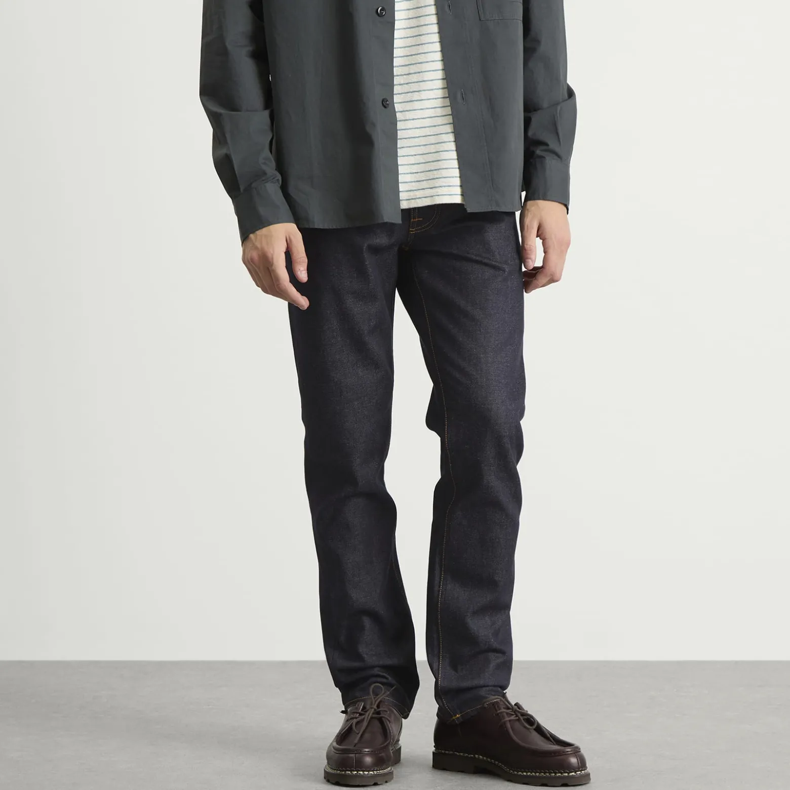 Nudie Jeans Co Solid Ollie Straight Leg Jeans
