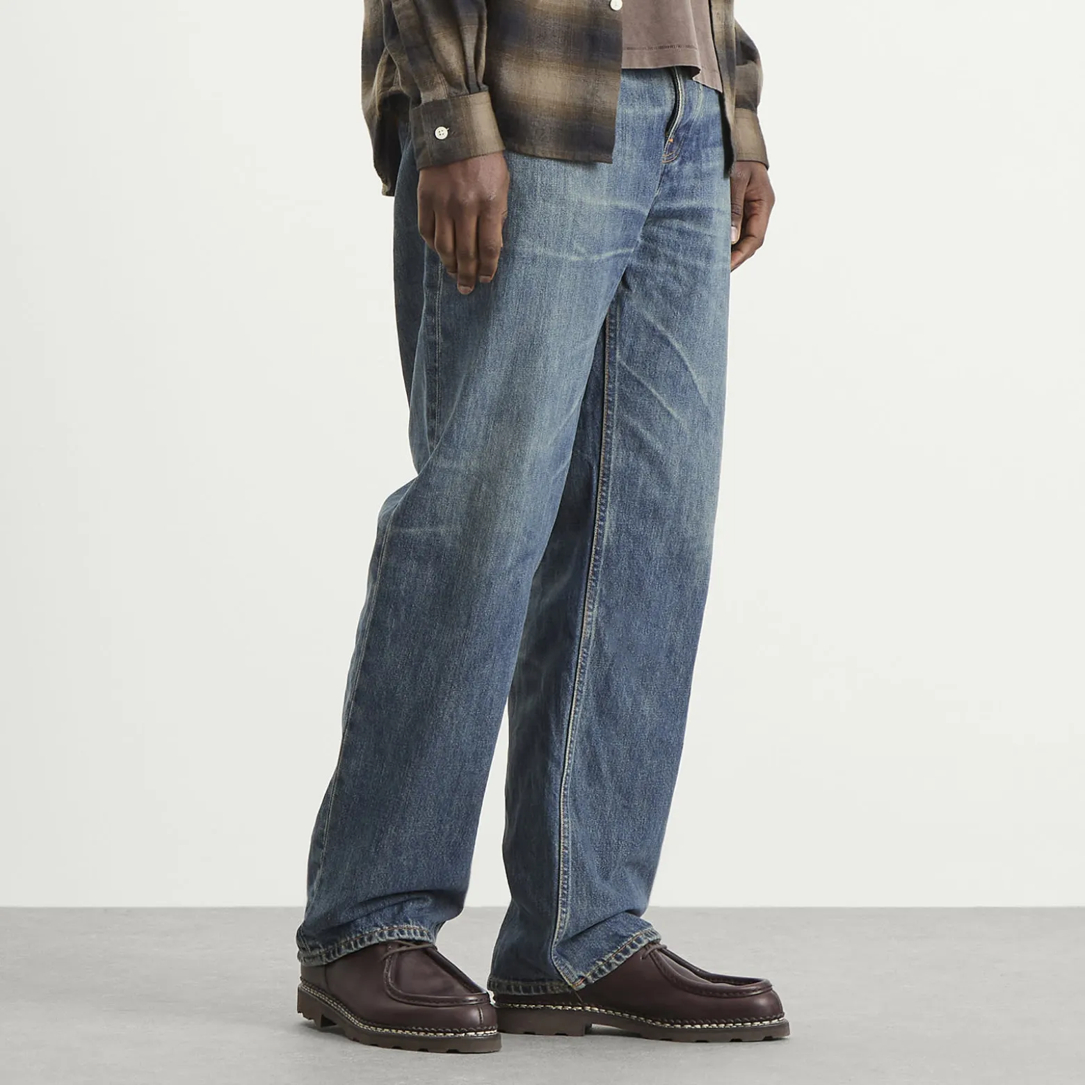 Nudie Jeans Co Tuff Tony Wide Leg Jeans