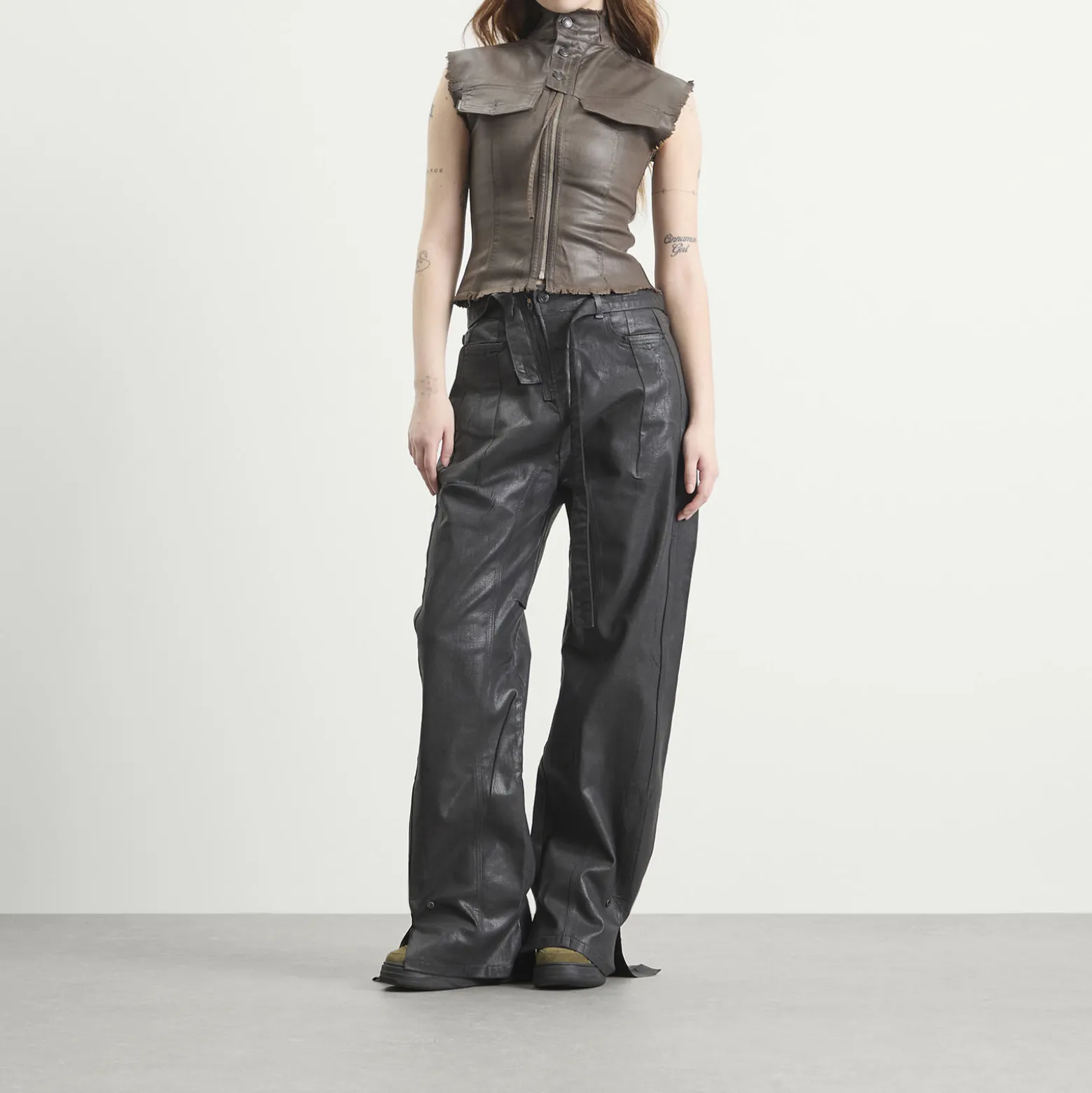 Ottolinger Glazed Denim Zip Top