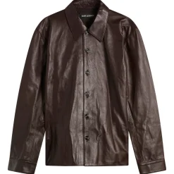 Our Legacy Calfskin Leather Welding Shirt