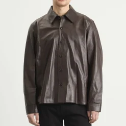 Our Legacy Calfskin Leather Welding Shirt