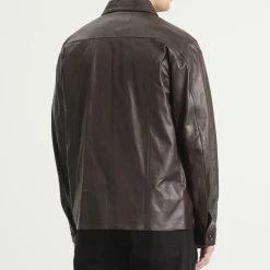 Our Legacy Calfskin Leather Welding Shirt