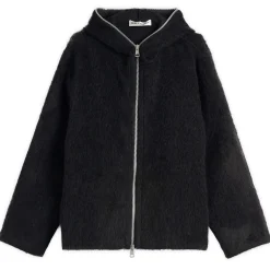 Our Legacy Hairy Wool Full Zip Hooded Jacket