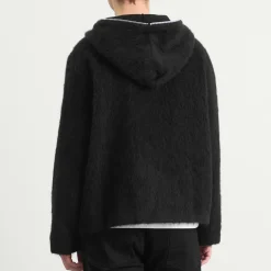 Our Legacy Hairy Wool Full Zip Hooded Jacket