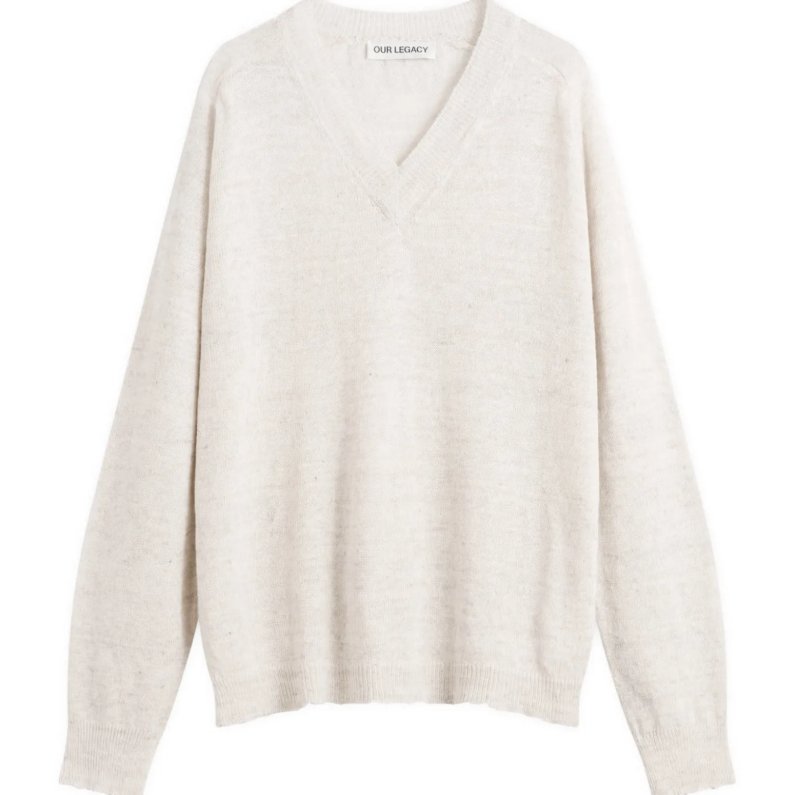 Our Legacy Linen Rue V-Neck Jumper