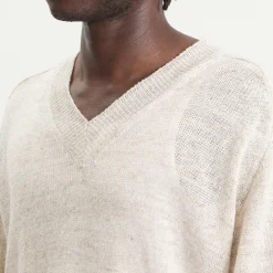 Our Legacy Linen Rue V-Neck Jumper