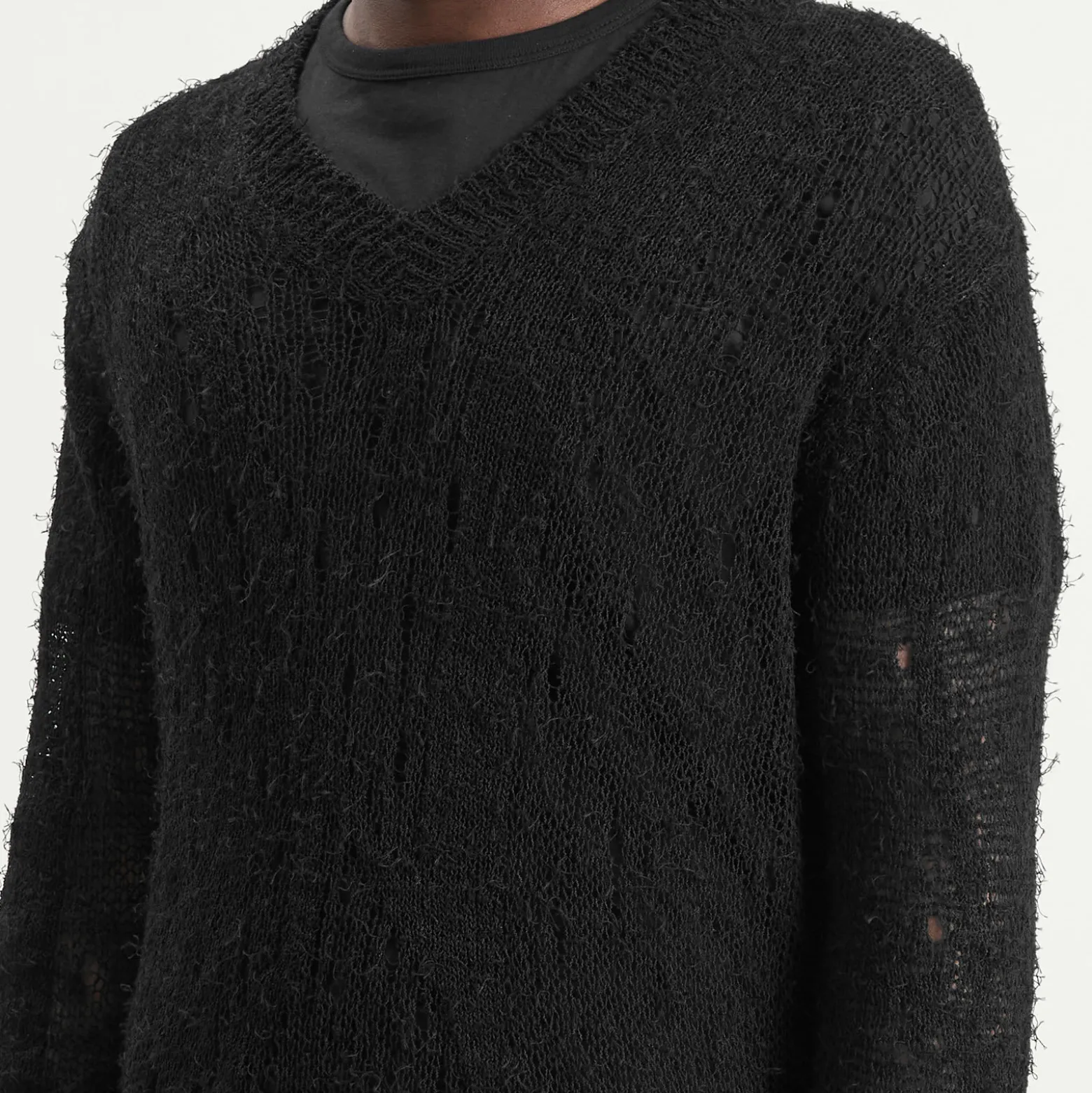 Our Legacy Linen Slow V-Neck Jumper