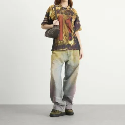 Paolina Russo Denim Baggy Trousers