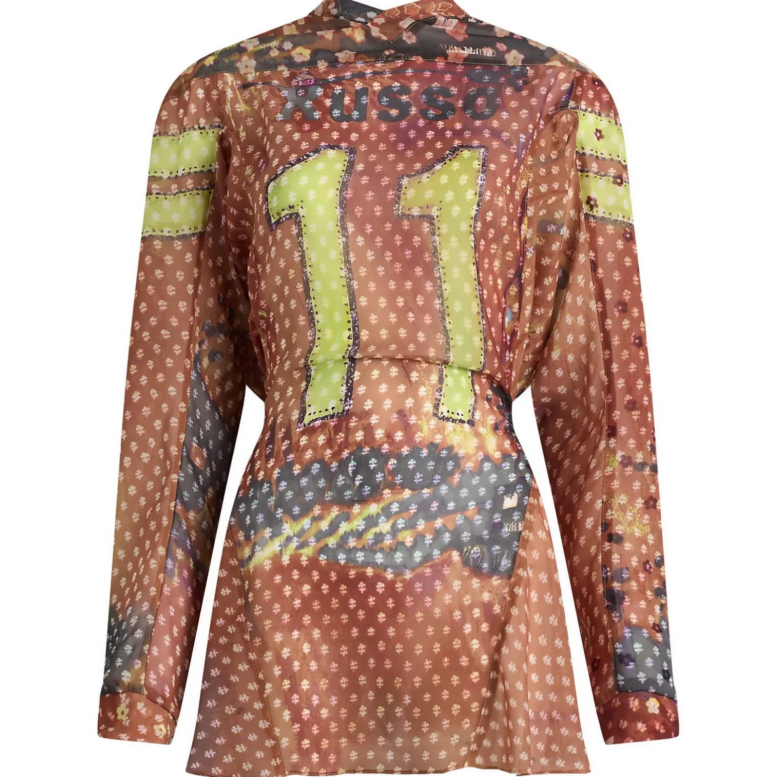 Paolina Russo Long Sleeve Short Dress