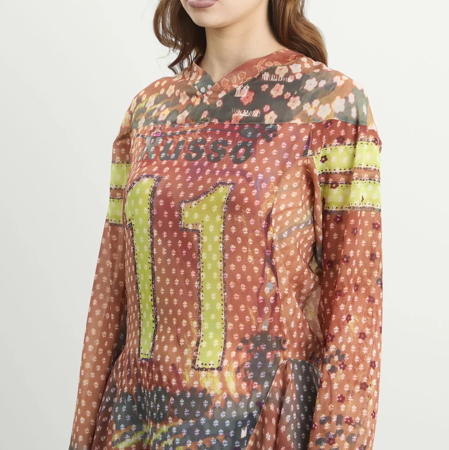 Paolina Russo Long Sleeve Short Dress