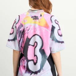 Paolina Russo Sport Loose Fit Short Sleeve Top