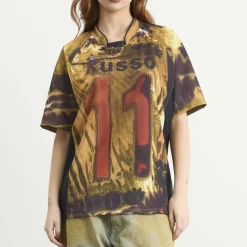 Paolina Russo Sport Loose Fit Short Sleeve Top
