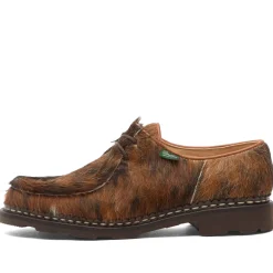 Paraboot Michael Cow Hair Leather Lace Up Derby Shoe