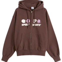 Pawa Speed Sports Multi Monogram Zip Hoodie