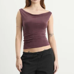 Peachy Den Kylie Cupro Top