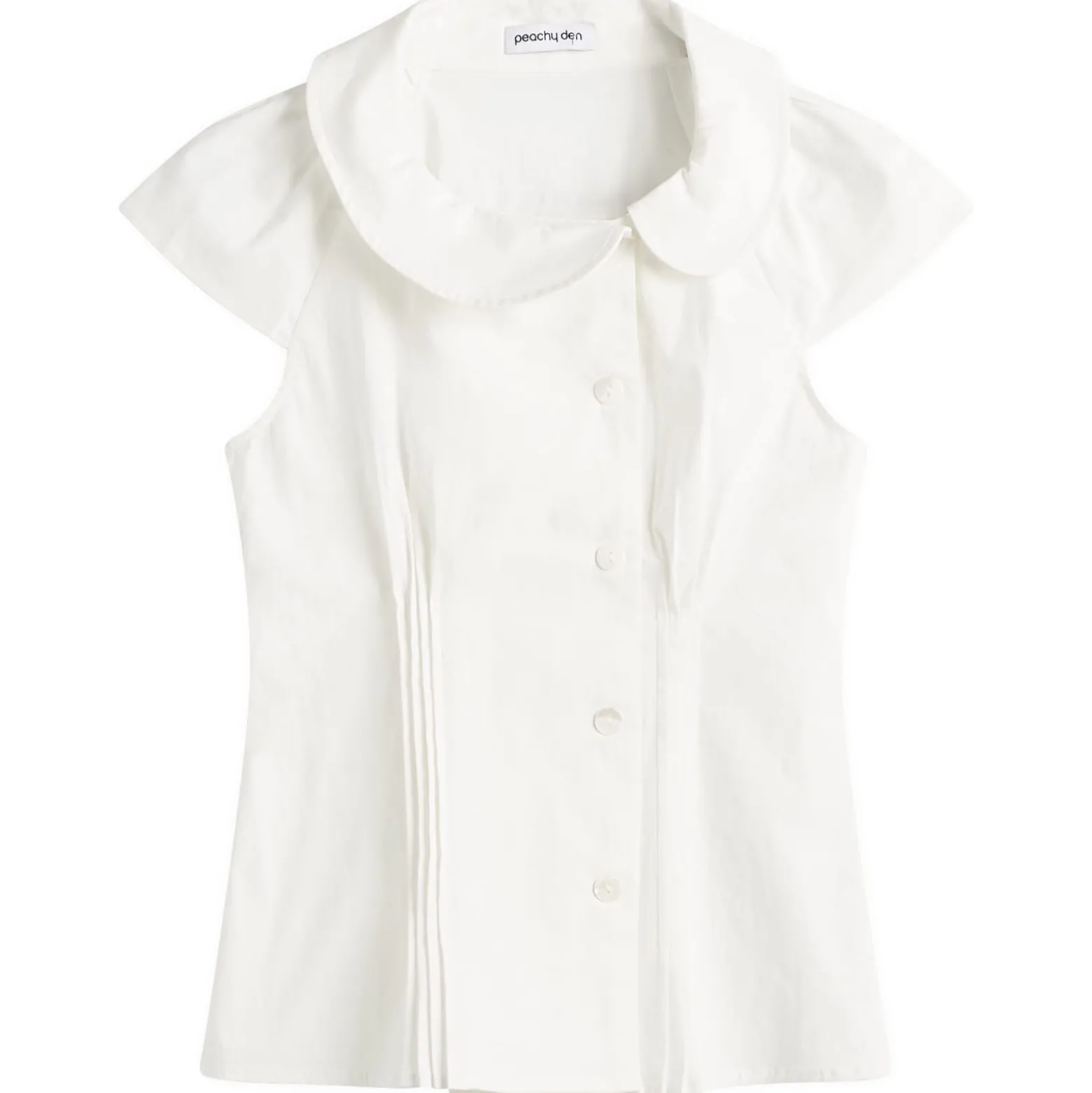 Peachy Den Missy Asymmetric Blouse
