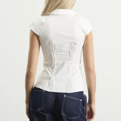 Peachy Den Missy Asymmetric Blouse